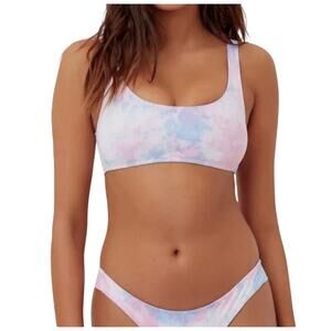 Frankie's Bikinis XS Funfetti twenty five swim bikini top SW 2018